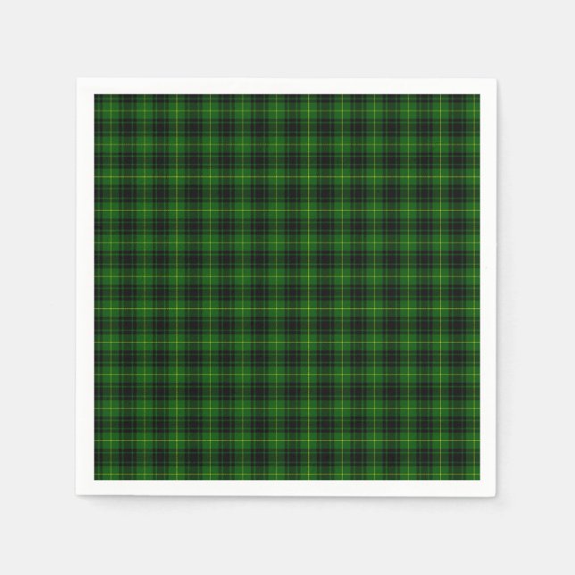MacArthur Tartan Paper Napkins (Front)