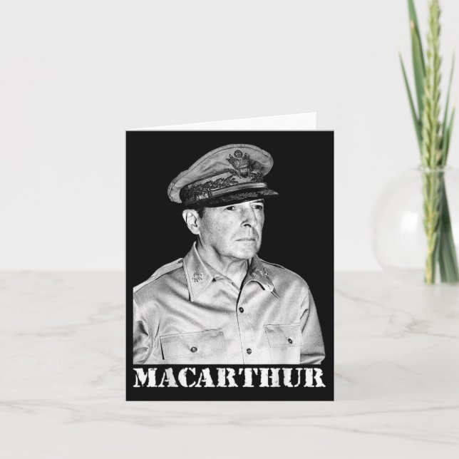 Macarthur World War Ii Victory Memorial Card (Front)