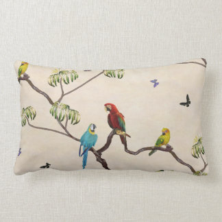 Macau Birds V2 Lumbar Pillow