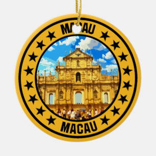 Macau                                              ceramic ornament