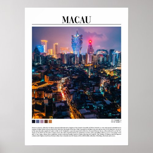 Macau _ China Poster