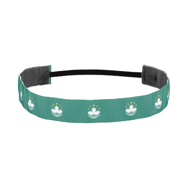 Macau Flag Athletic Headband (Front)