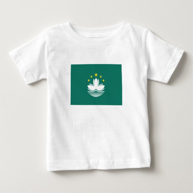 Macau Flag Baby T-Shirt (Front)