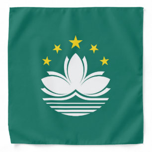 Macau flag bandana