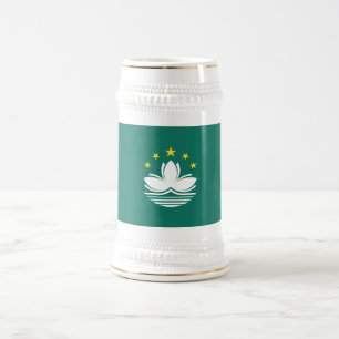 Macau Flag Beer Stein