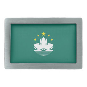 Macau Flag Belt Buckle