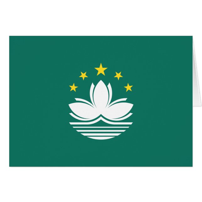 Macau Flag Cards (Front Horizontal)
