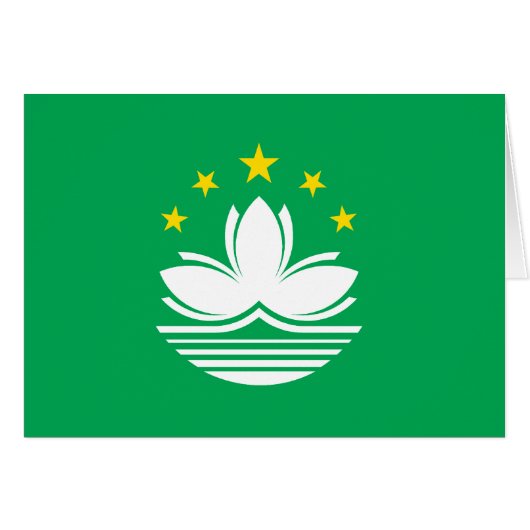 Macau Flag Cards (Front Horizontal)