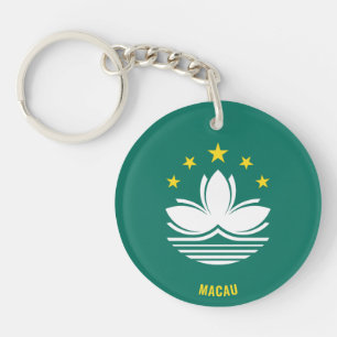 Macau Flag Charming Patriotic Keychain