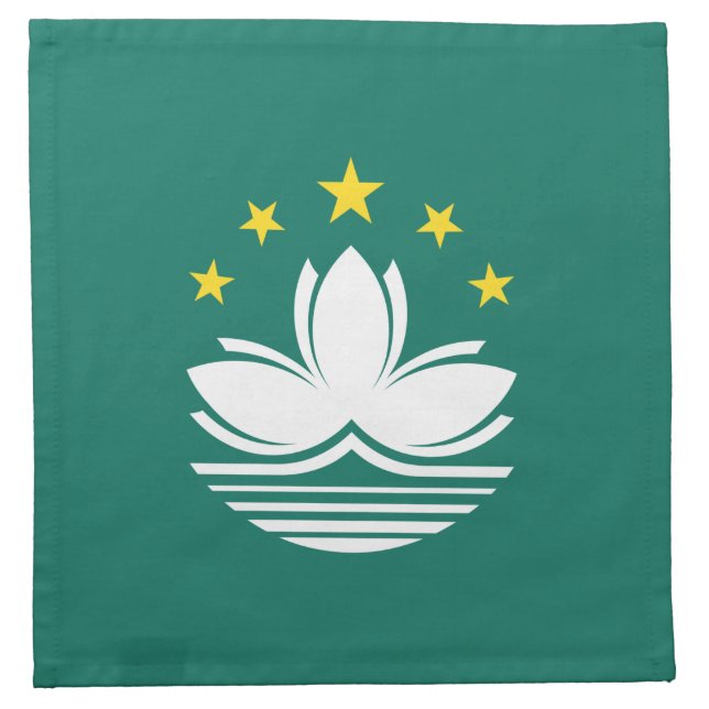 Macau Flag Cloth Napkin (Front)