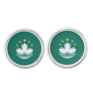 Macau Flag Cufflinks