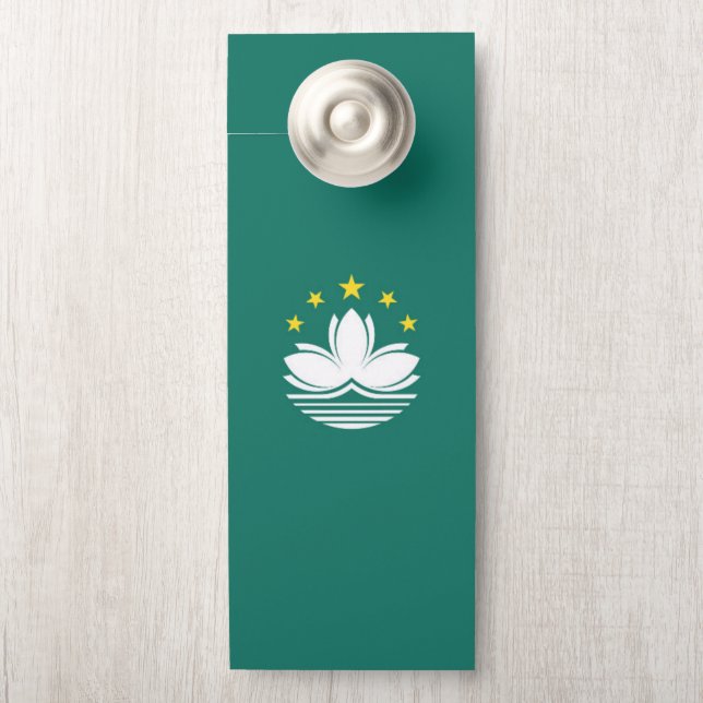 Macau flag door hanger (On Knob)