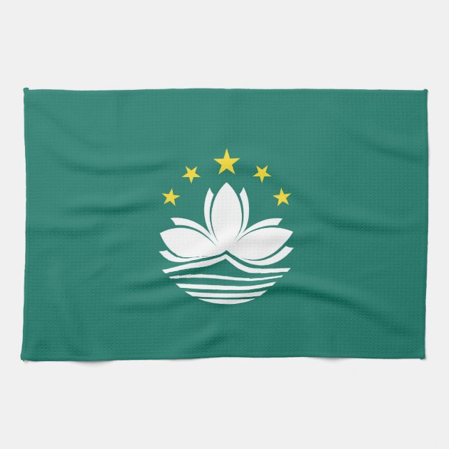 Macau flag kitchen towel (Horizontal)