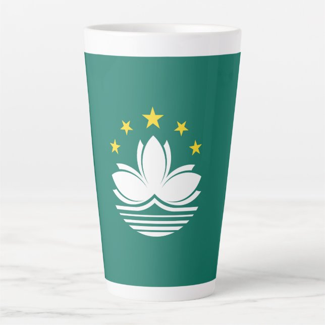 Macau flag latte mug (Front)