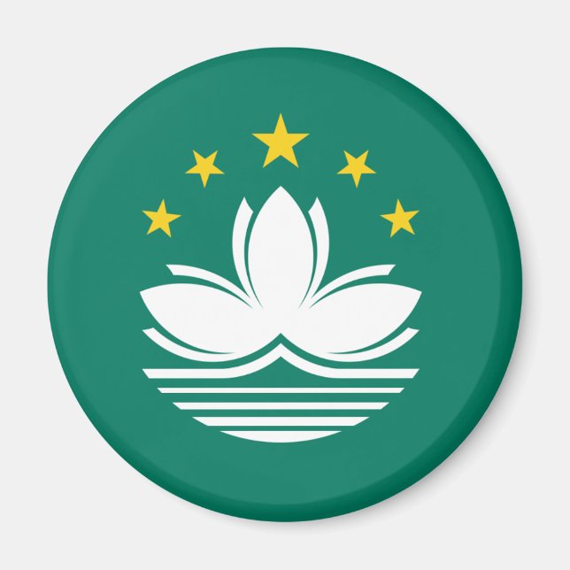 Macau Flag Magnet (Front)