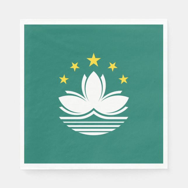 Macau Flag Napkins (Front)