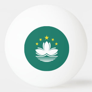 Macau Flag Ping Pong Ball