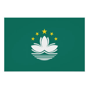 Macau Flag Poster