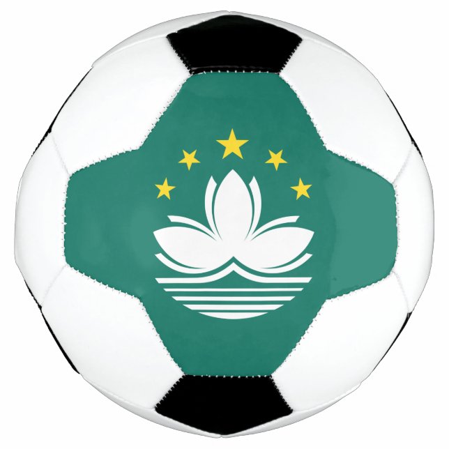 Macau Flag Soccer Ball (Front)
