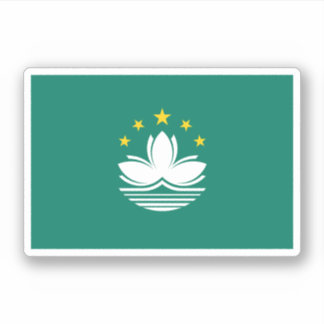 Macau Flag Sticker