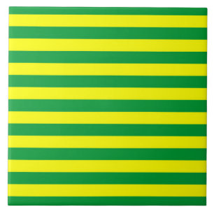 Macau flag stripes country lines symbol green yell ceramic tile