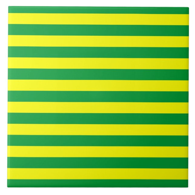 Macau flag stripes country lines symbol green yell ceramic tile (Front)