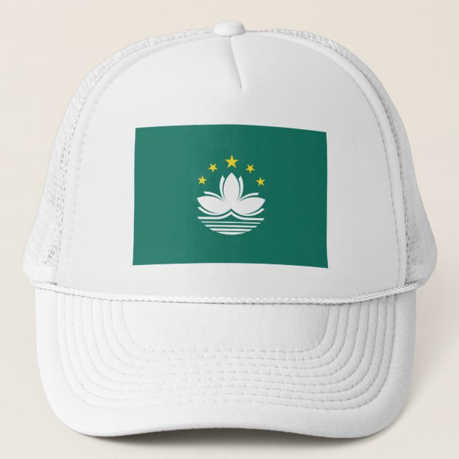 Macau Flag Trucker Hat (Front)