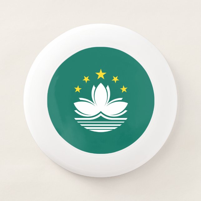 Macau Flag Wham-O Frisbee (Front)