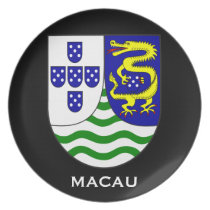 Macau Historical Souvenir Plate Macau Historical Souvenir Plate
