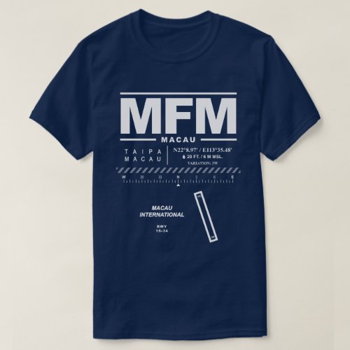 Macau International Airport MFM T_Shirt
