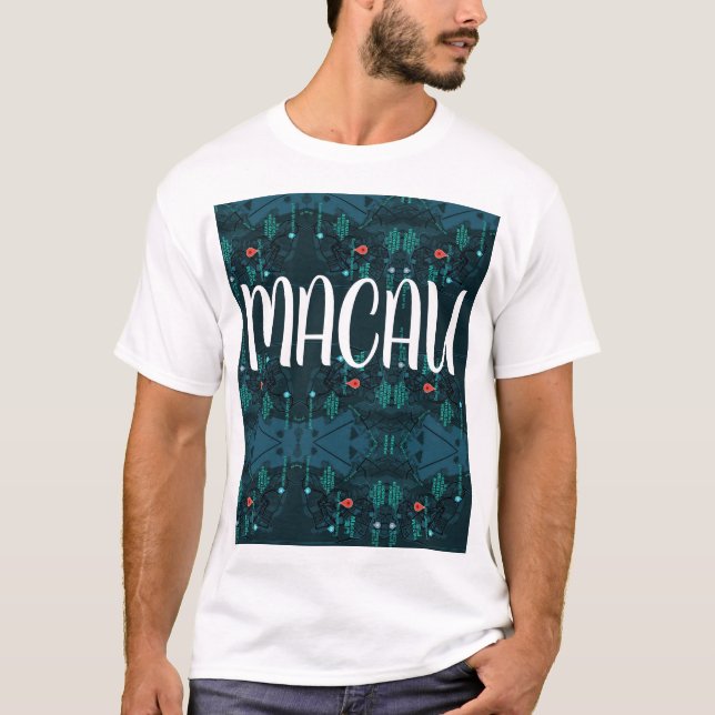 Macau Map T-Shirt (Front)