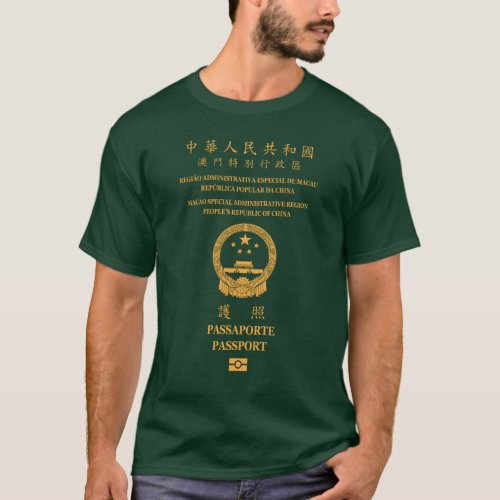 Macau passport T_Shirt