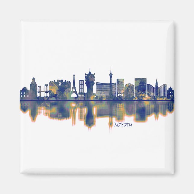 Macau Skyline Magnet (Front)