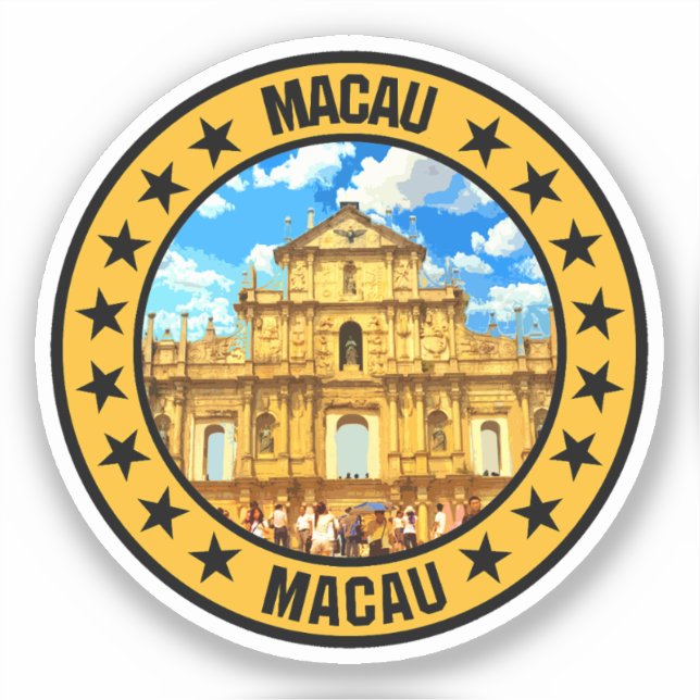 Macau                                              sticker (Front)