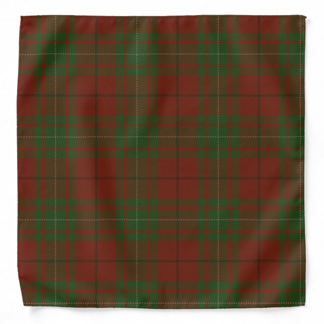 MacAulay Clan Tartan Bandana (Front)