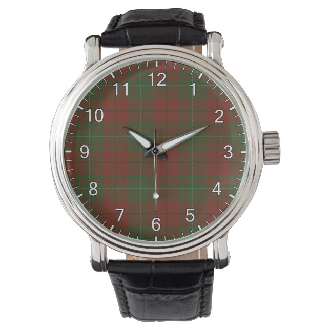MacAulay Clan Tartan Watch (Front)