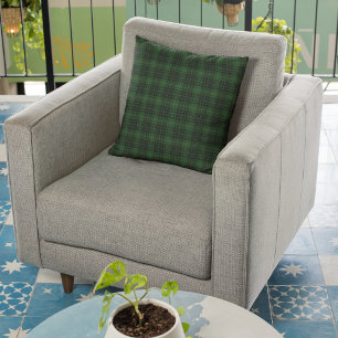 MacAuley Hunting Ancient Original Scottish Tartan Throw Pillow