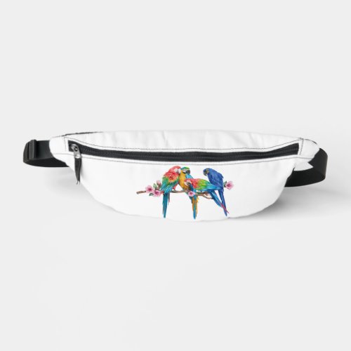 Macaw Colorful Birds Fanny Pack