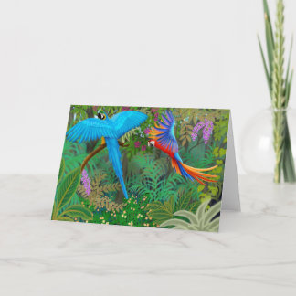Macaw Jungle Card