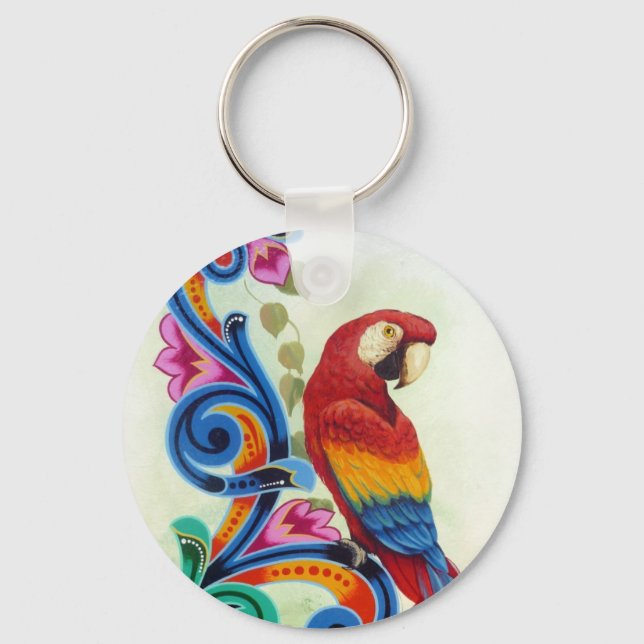 macaw keychain (Front)