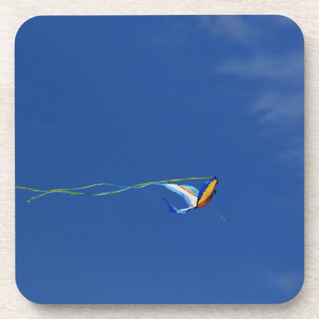 Macaw Kite Beverage Coaster (Front)