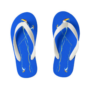 Macaw Kite Kid's Flip Flops