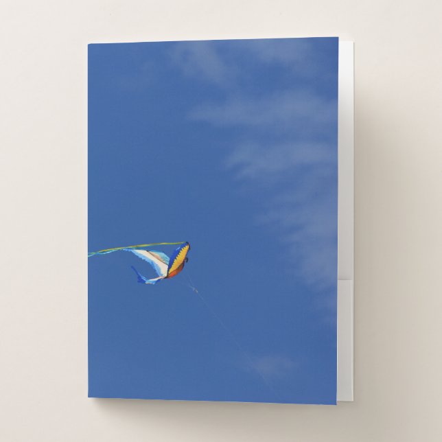 Macaw Kite Pocket Folder (Front)