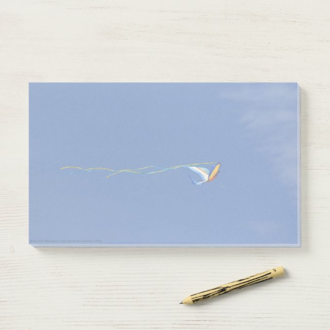 Macaw Kite Post-it Notes (On Desk)