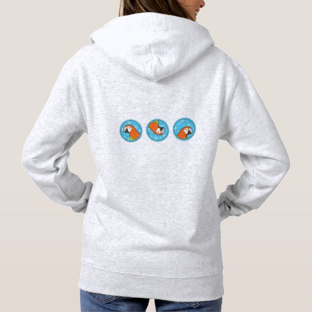 Macaw Mama Hoodie (Back)