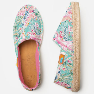 MACAW MOMENTO Colorful Tropical Parrots Espadrilles