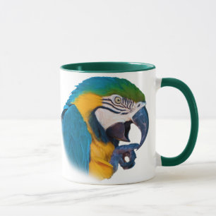 Macaw Parrot, Customizable Mug