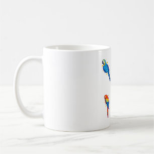 Macaw parrot Delight � Cute Animal Art Coffee Mug