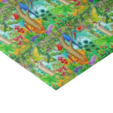 Macaw Parrot Jungle Art Tissue Paper Macaw Parrot Jungle Art Tissue Paper