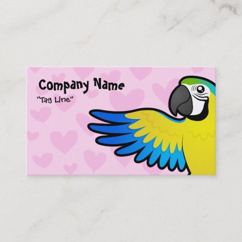 Macaw / Parrot Love Business Card Template